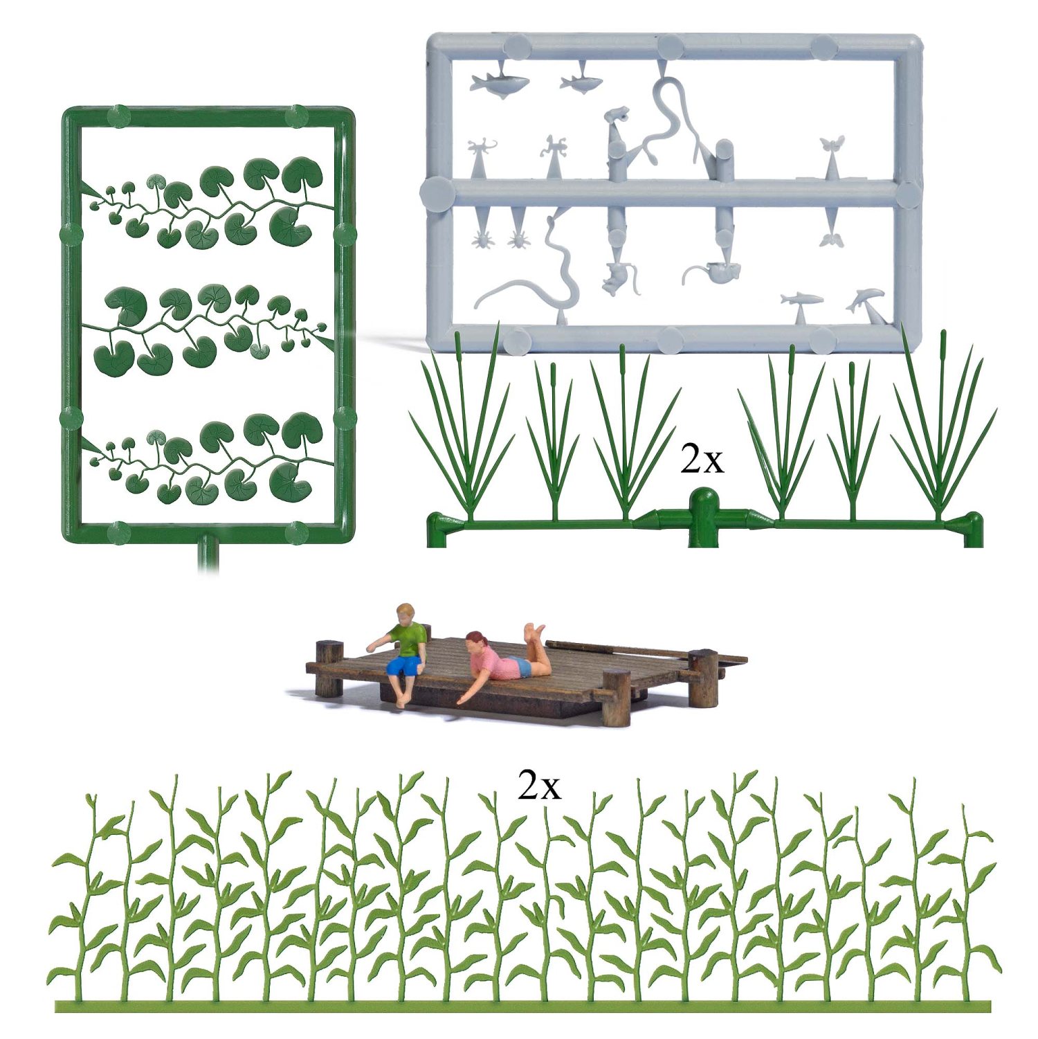 Busch 7981 - H0 - Action-Set: Zum Wohl!